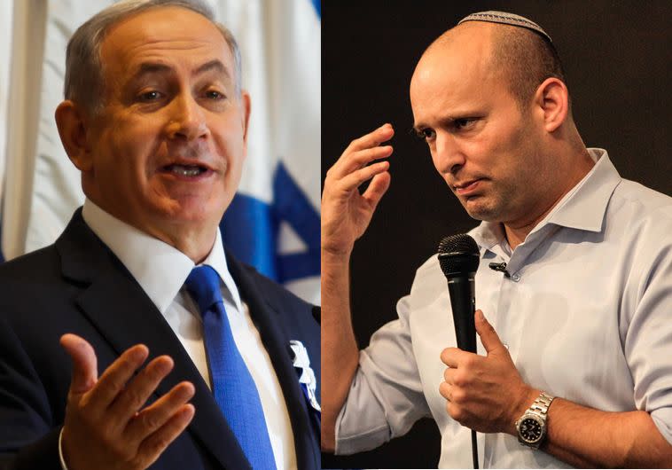 בנט הביט באקדח שנתניהו כיוון לעברו וידע שהמחסנית מלאה קפצונים. צילום: פלאש 90