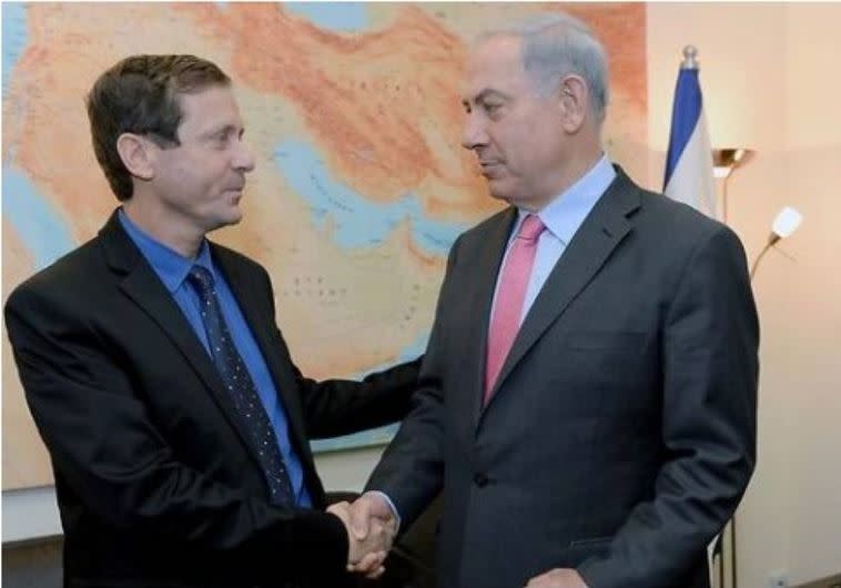 בנימין נתניהו ויצחק הרצוג. צילום: לע&quot;מ