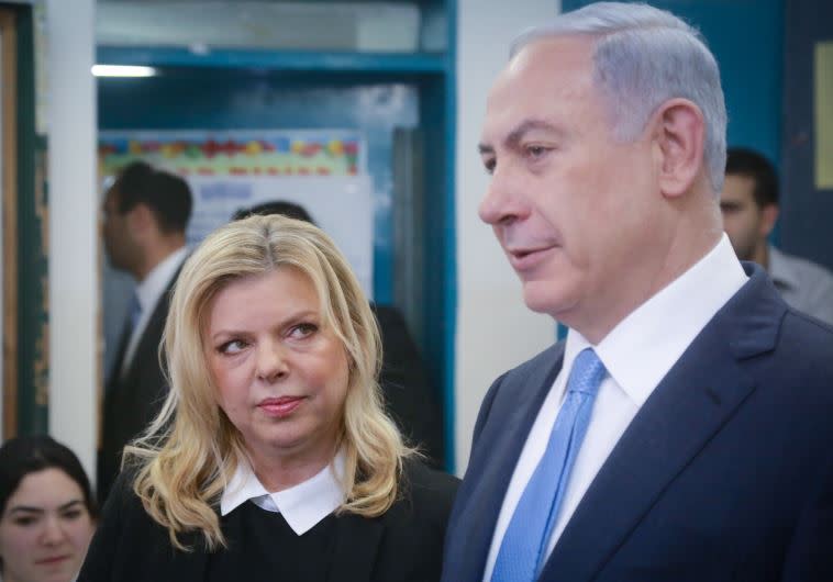 &quot;שמם של אנשי ציבור אינו הפקר&quot;. שרה ובנימין נתניהו, צילום: מרק ישראל סלם