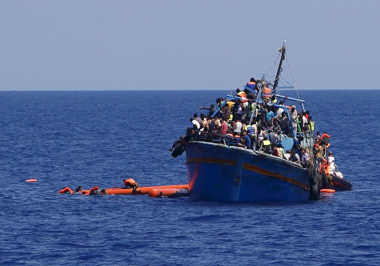 יצרה משבר הגירה חסר תקדים, ההתערבות בלוב. צילום: רויטרס