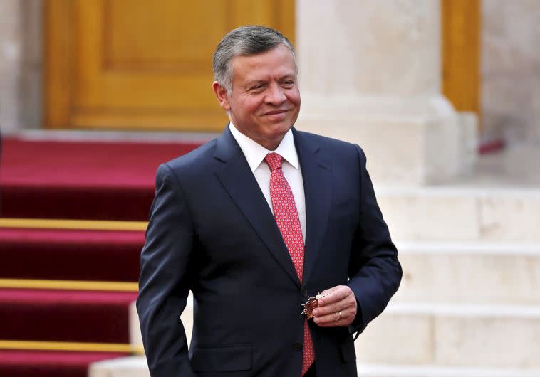 מלך ירדן עבדאללה השני. המצייצים ראו ביציאת סיסי פגיעה בו. צילום: רויטרס