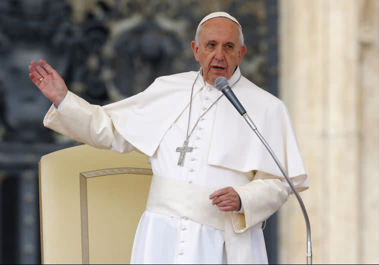 האפיפיור פרנציסקוס. צילום: רויטרס