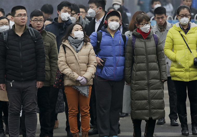 זיהום אוויר בבייג'ינג, בירת סין. צילום: רויטרס
