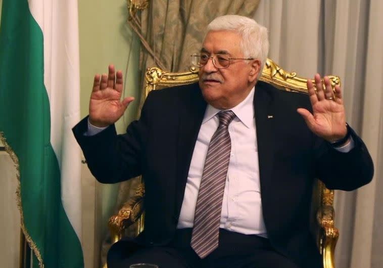 איננו מעוניין באינתיפאדה עממית וגדולה. אבו מאזן. צילום: רויטרס