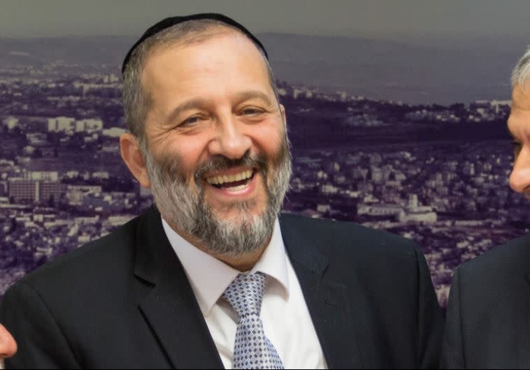 השר דרעי. יכול להיות מרוצה. צילום: פלאש 90