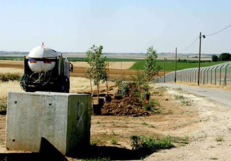 גדר גבו, לצה&quot;ל יש תוכנית להגנת יישובי עוטף עזה. צילום: אמנון גוטמן