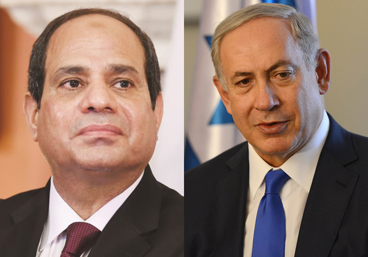 משוחחים בקביעות, א-סיסי ונתניהו. צילום: רויטרס