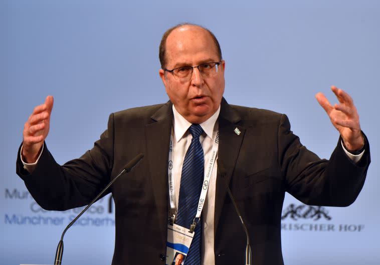 מתנגד לכל הסדר בנושא הנמל בעזה, בוגי יעלון. צילום:  יעקב חרמון, משרד הביטחון