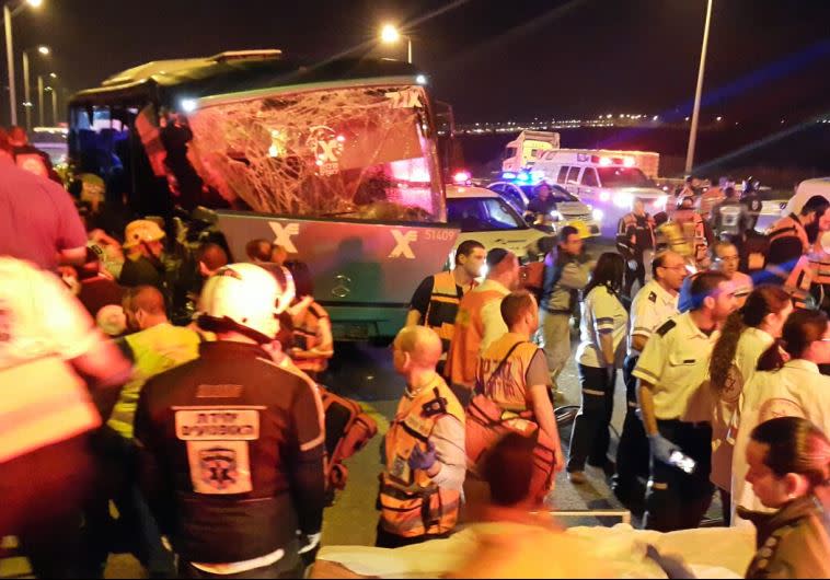 זירת התאונה. ארכיון: אורי דייויס, דוברות איחוד הצלה