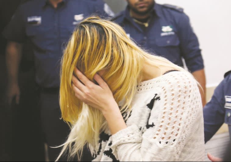 שירי סובול בהארכת המעצר. צילום: פלאש 90