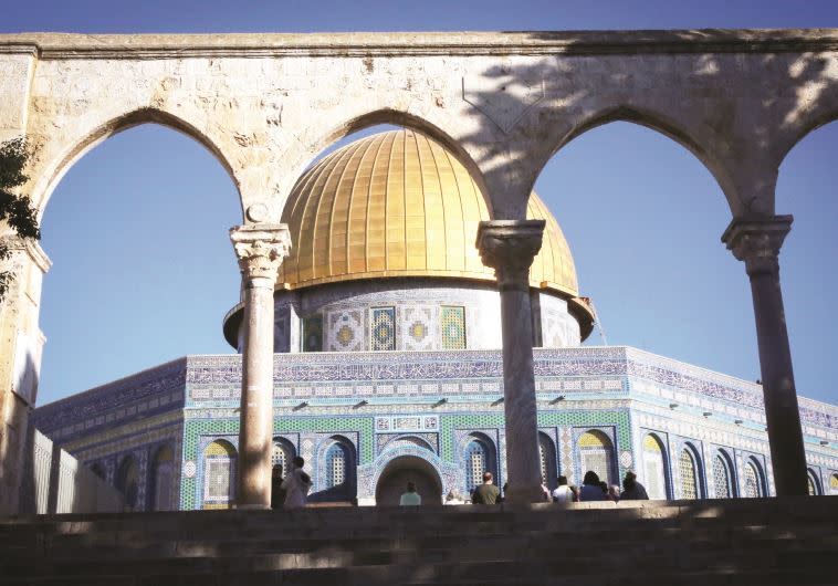 בלב הסכסוך. כיפת הסלע בהר הבית, צילום: יוסי זמיר, פלאש 90