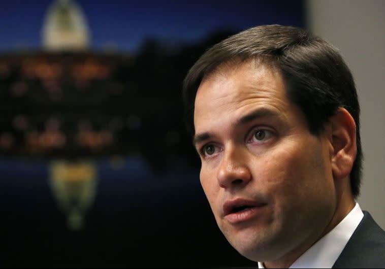 יסתפק במקום סנאט? מרקו רוביו. צילום: רויטרס