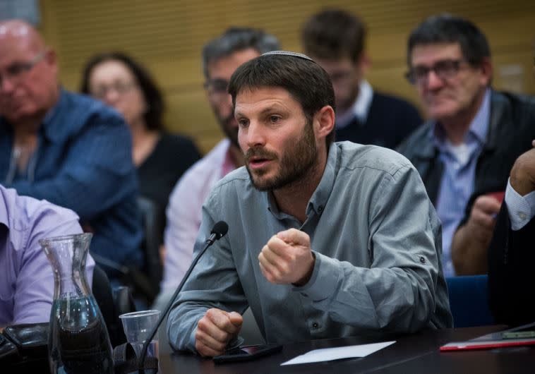 בצלאל סמוטריץ'. צילום: מרים אלסטר, פלאש 90