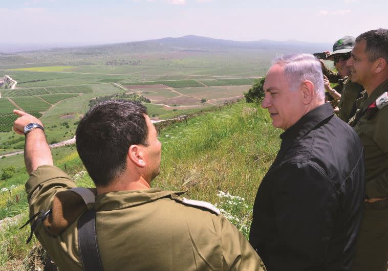בנימין נתניהו בסיור ברמת הגולן. צילום: קובי גדעון, לע&quot;מ
