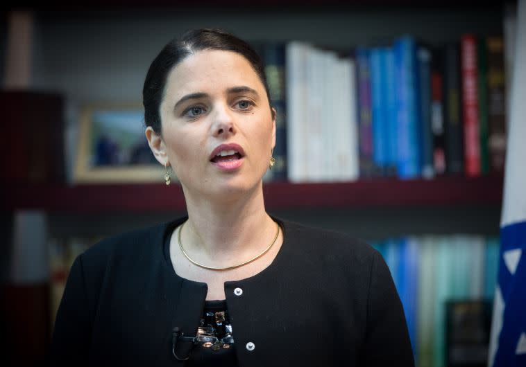 השרה שקד. צילום: יונתן זינדל, פלאש 90