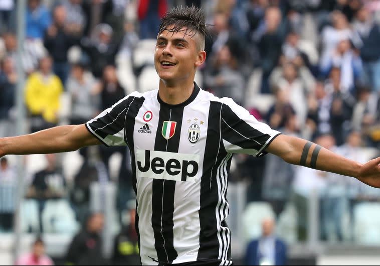 דיבאלה. מאושר. צילום: רויטרס