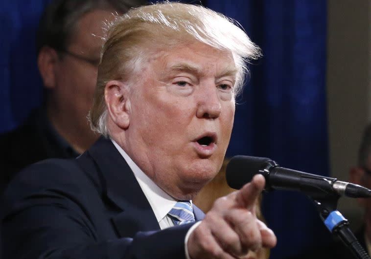 דונלד טראמפ בצפון דקוטה. צילום: רויטרס