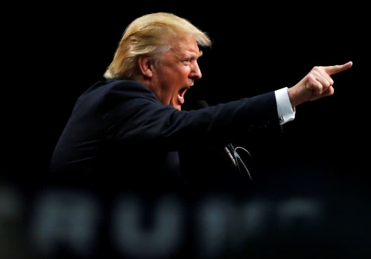 אותו דבר, רק מהצד השני של המפה הפוליטי, דונלד טראמפ. צילום: רויטרס