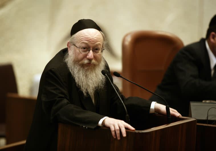 נכנס גורם חדש לתמונה, יעקב ליצמן. צילום: אביר סולטאן, פלאש 90