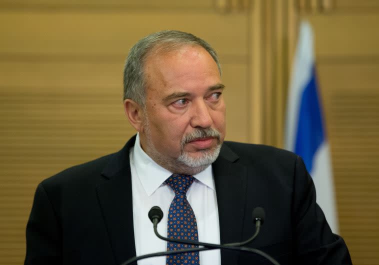 "לא להרשיע מראש". ליברמן. צילום: מרים אלסטר, פלאש 90