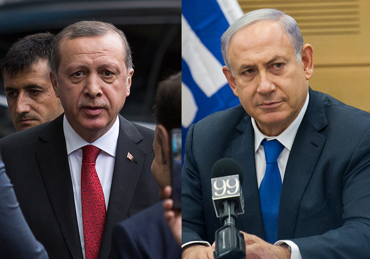 בנימין נתניהו ורג'יפ טאיפ ארדואן. צילום: רויטרס