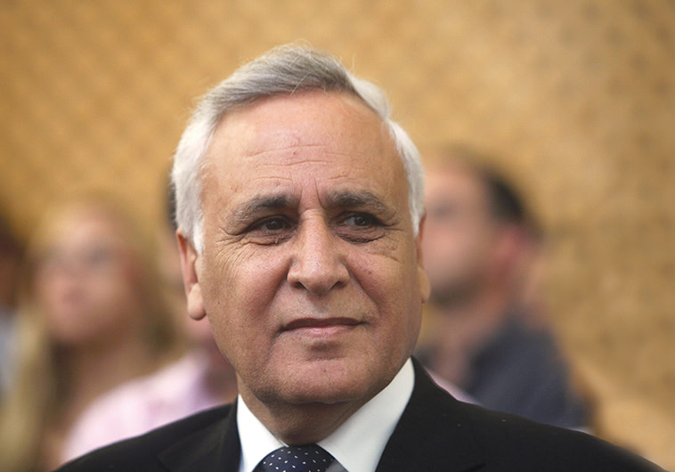 משה קצב. "דרוך לקראת הדיון". צילום: רויטרס