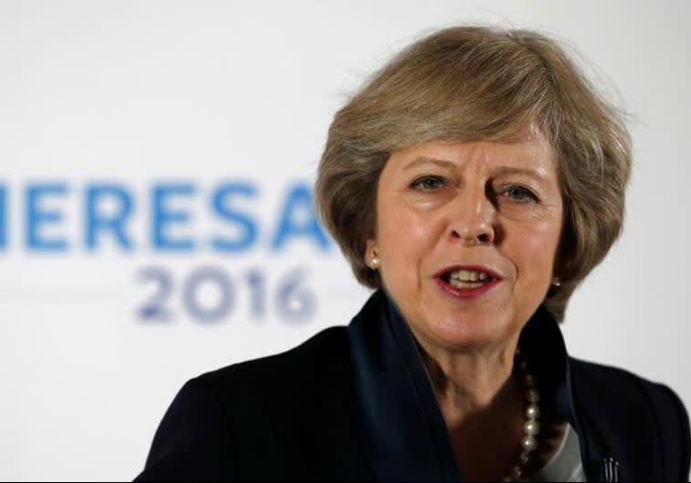 &quot;ננקוט בגישה אחרת&quot;. תרזה מיי. צילום: רויטרס