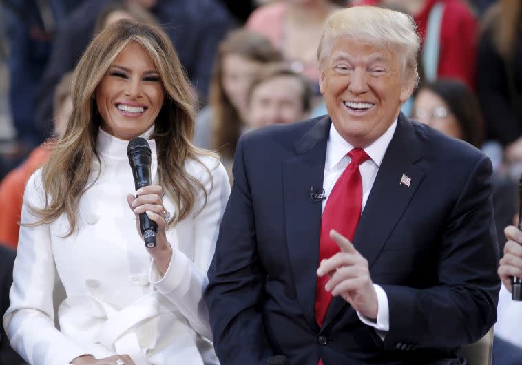 דונלד ומלניה טראמפ. צילום: רויטרס