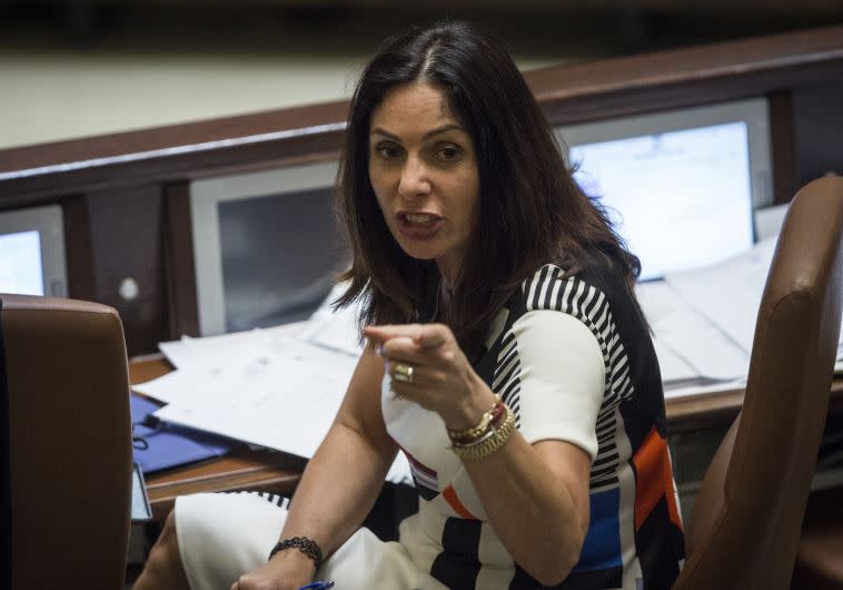 הביעה תמיכה, השרה מירי רגב. צילום: הדס פרוש, פלאש 90