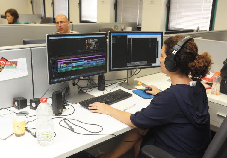 משרדי תאגיד השידור הציבורי &quot;כאן&quot;. צילום: אבשלום ששוני