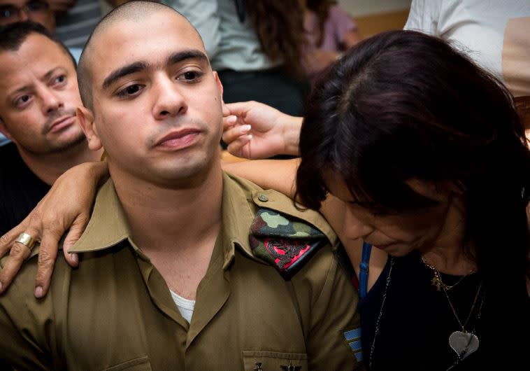 החייל היורה מחברון אלאור אזריה. צילום: פלאש 90