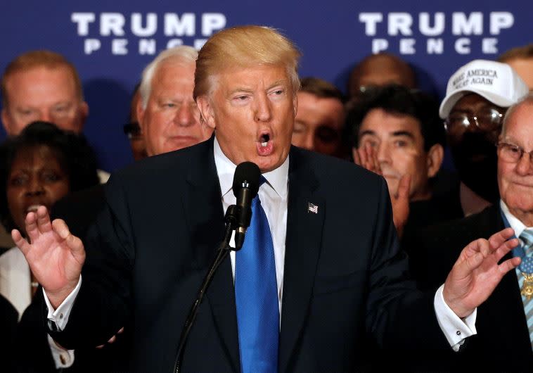 טראמפ זוכה לרוח גבית. צילום: רויטרס