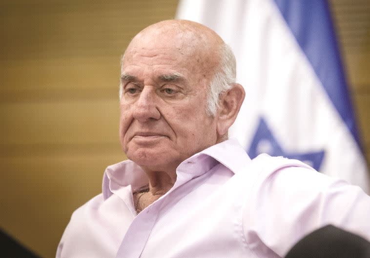 ח&quot;כ יעקב פרי. צילום: מרים אלסטר, פלאש 90