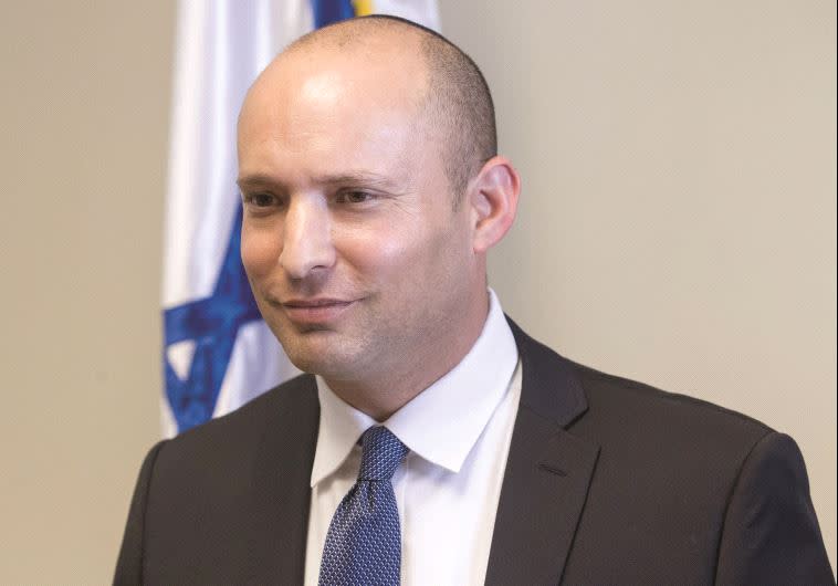 נפתלי בנט. האם הרב זאגא ידיח אותו מתפקידו? צילום: מרים אלסטר, פלאש 90