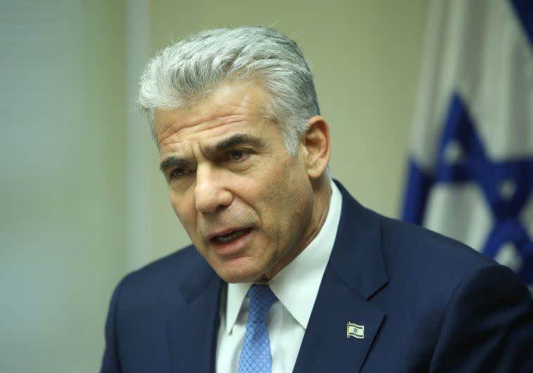 לפיד תוקף את ה&quot;ניו יורק טיימס&quot;. צילום: מרק ישראל סלם