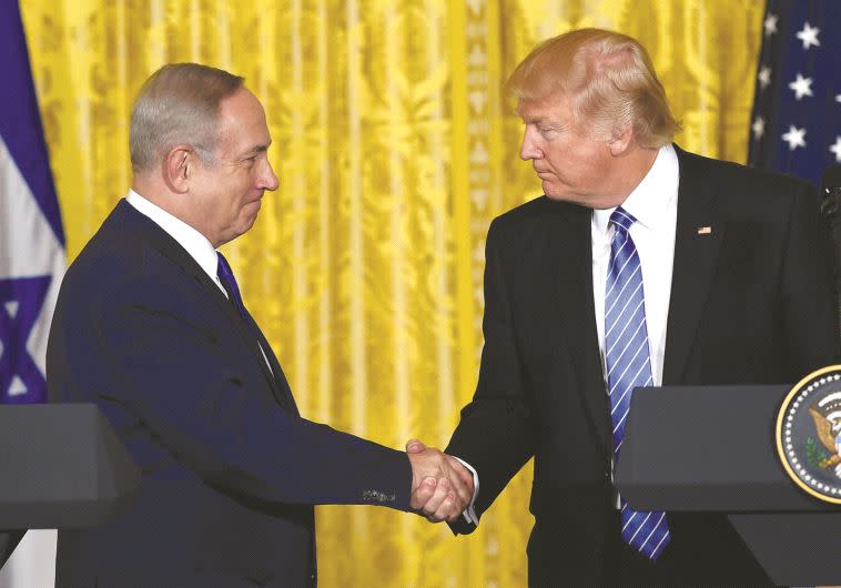 פגישת נתניהו וטראמפ. צילום: רויטרס