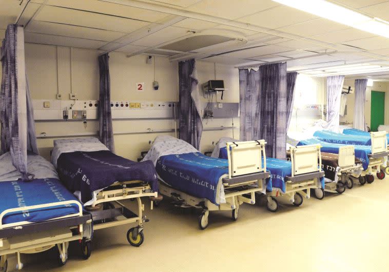 1.3 מיטות אשפוז לאלף תושבים. צילום:  יוסי זליגר, פלאש 90 