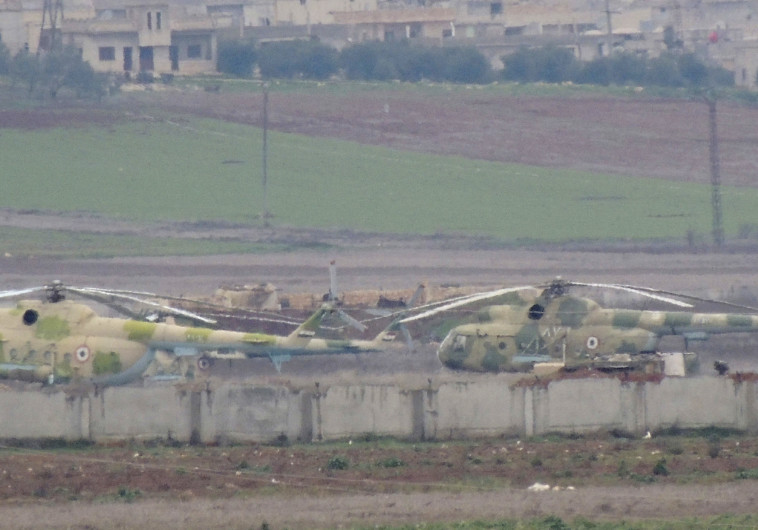 מסוקים של צבא סוריה. צילום: רויטרס