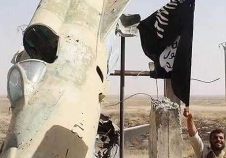מטוס מיג שהופל על ידי דאעש. צילום: רויטרס