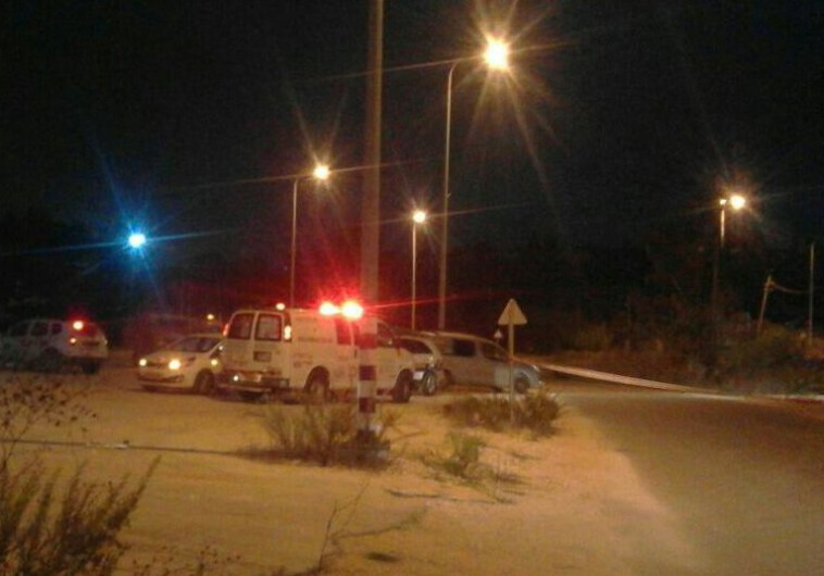 זירת הפיגוע במחסום פוקוס. צילום: תיעוד מבצעי מד"א