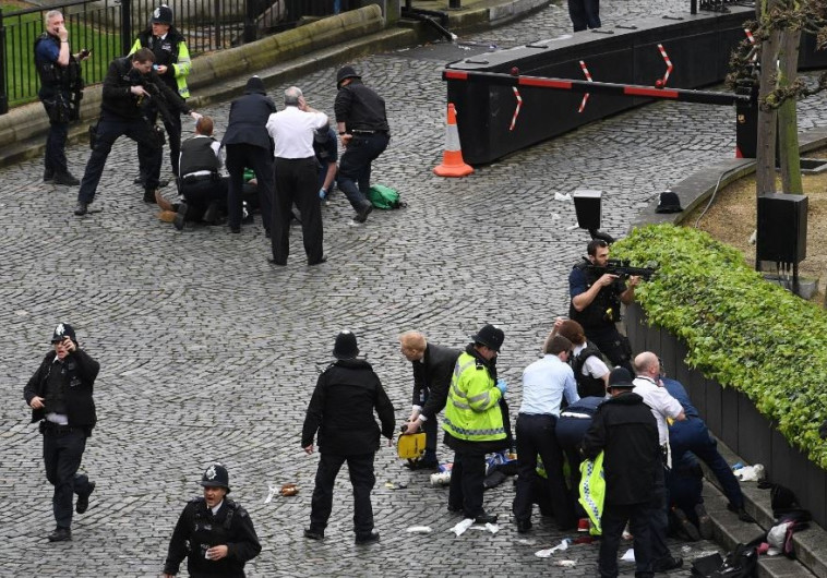 פיגוע טרור בלונדון. צילום: טוויטר