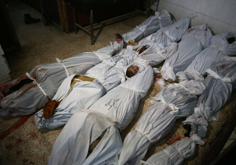 מתקפה כימית בסוריה, צילום: AFP