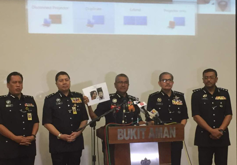 משטרת מלזיה מציגה את תמונת החשוד בחיסול פאדי אל בטאש. צילום מסך