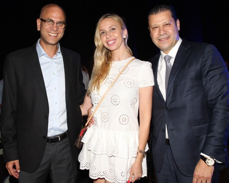 אור שחר עם רפי עגיב ובת הזוג