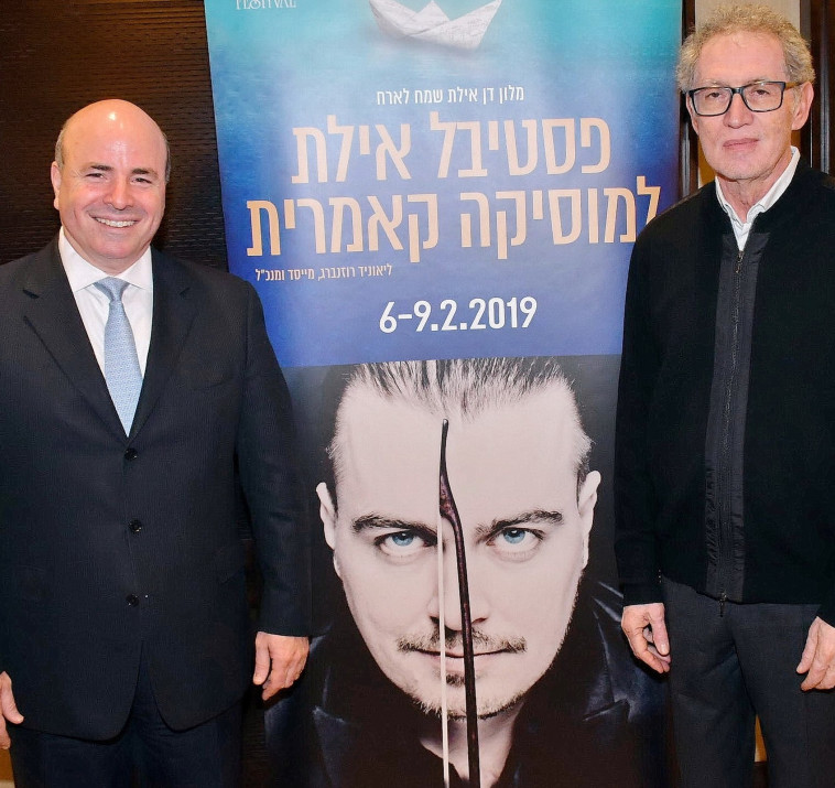 לאוניד רוזנברג ורונן ניסנבאום (צילום: אביב חופי)