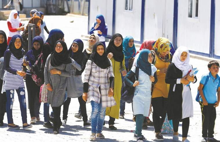 בלבנון 50% מהתפוסה של בתי הספר הם פליטים. צילום: רויטרס
