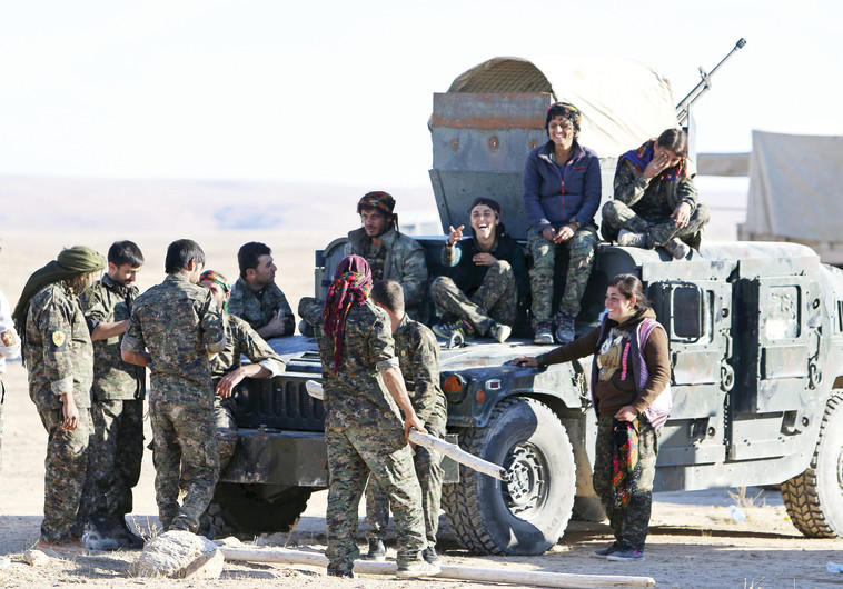 לוחמים כורדים בסוריה, ארכיון. צילום: רויטרס