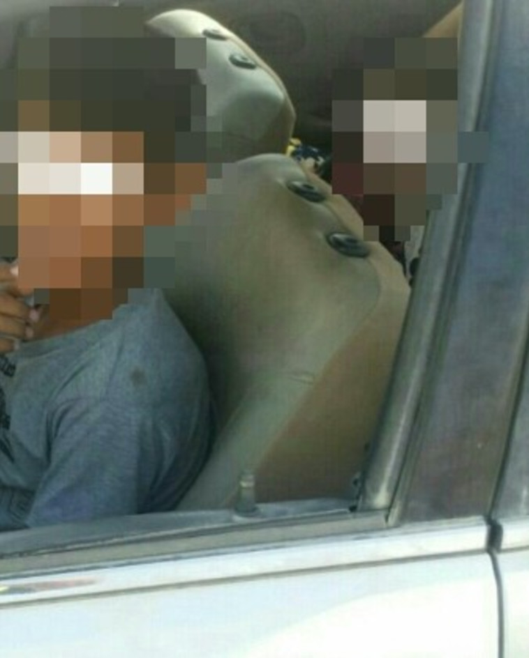 הנער בן ה-13 שנתפס נוהג בנגב. צילום: דוברות המשטרה