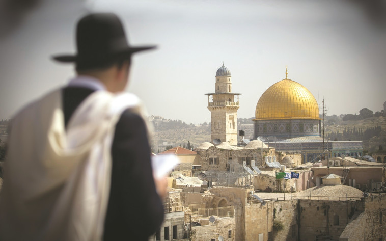 הר הבית בירושלים. צילום: יונתן סינדל, פלאש 90
