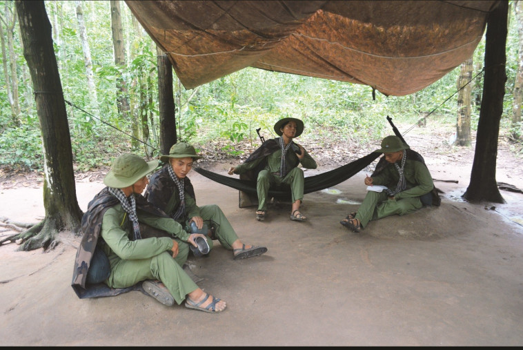 אתר תיירותי משעשע שמציג את מלחמת וייטנאם